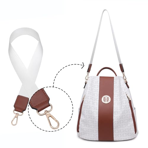 Image of Women Fashion Backpack Purse Multi Pockets Anti-Theft Rucksack Travel Shoulder Bag Handbag