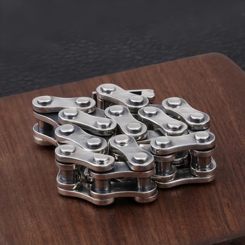 Retro 925 Sterling Silver Motorcycle Chain Bracelet Bike Bicycle Chain Link Bracelet for Men 10/13mm 20cm4