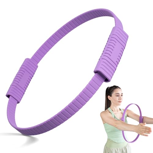 Pilates Kit, Pilates Ring and Ball Set with 5-Level Resistance Bands for Core Strength, Stretching, Toning & Full Body Home Workout Pilates Equipment