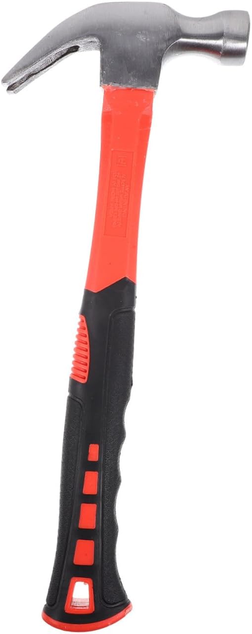 Insulated Non-slip Claw Hammer with Magnetic Head Anti-skid Handle Nail Pulling Hammer for Electricians and Woodworking Style