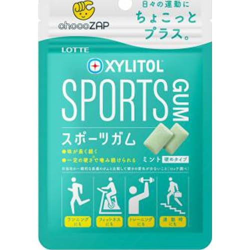 ロッテ キシリトールスポーツガム ミント 21g×10個