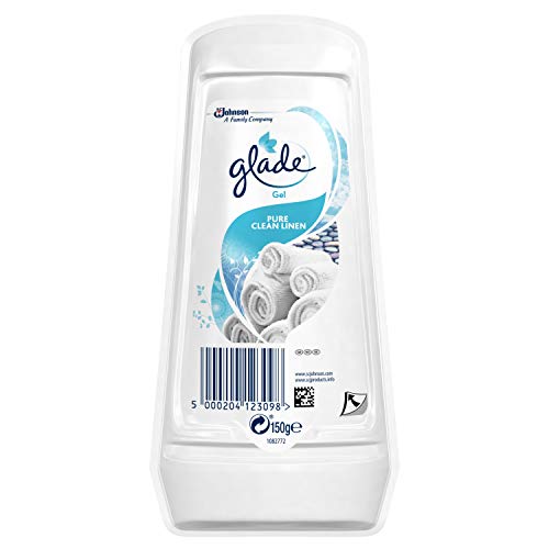 GLADE 16 x Clean Linen Gel Air Freshener - Home Office Any Room Fragrance