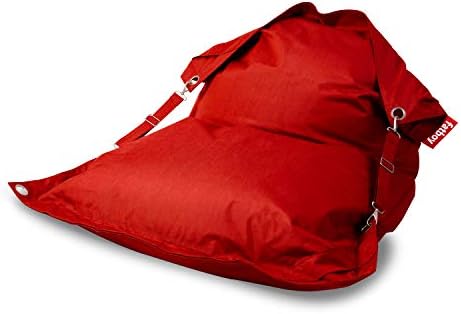 Fatboy Buggle-Up Indoor Outdoor Bean Bag Lounge Chair, Red