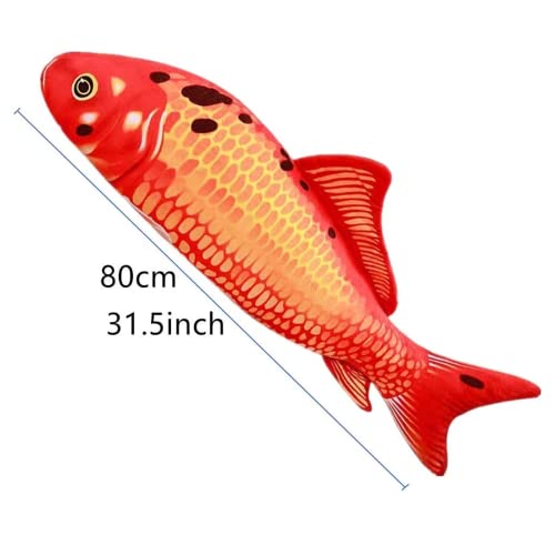 Giant Simulation Fish Plush Toys/Toy Pillows/Stuffed Animal Toys-For Home Decoration Gifts-(31.5 Inches / 80 Cm) #TOP1