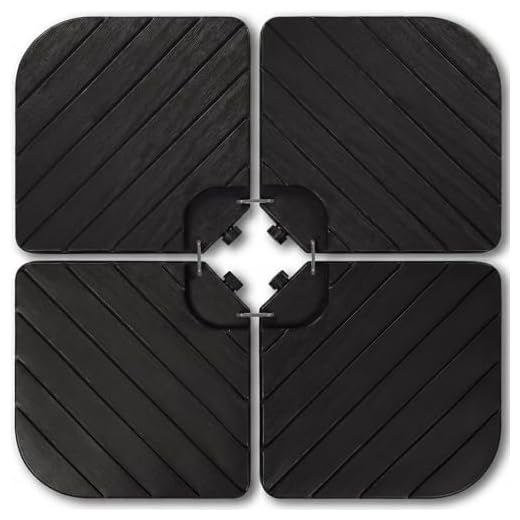 4-Piece Cantilever Patio Umbrella Base Set