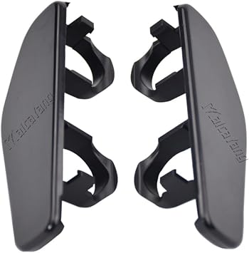 Pair of Bumper Headlight Washer Jet Nozzle Cover Cap Headlamp Cleaning Nozzle Cover Replacement for E46 Sedan Wagon 316 318 320 323 325 M3 2001-2005