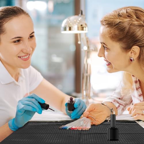 125 Stk. Einweg-Dentalbüchsen für Patienten, 13 x18, 3-lagiges wasserdichtes Piercing-Tattoo-Papier-Servietten-Tuch für Zahnklinik, Tattoo-Station und Salon (Black)