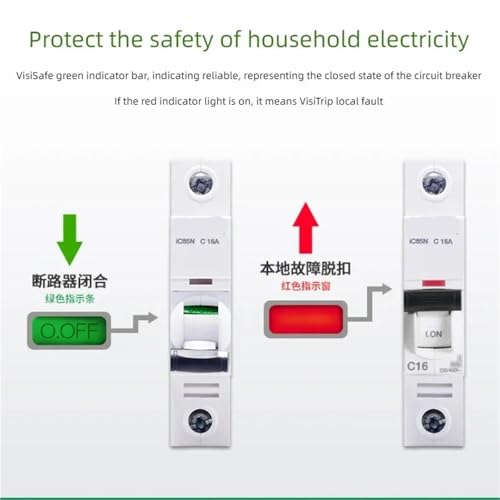 Disjoncteur de protection contre fuites 30mA stoppant les risques d'électrisation 32A - 3