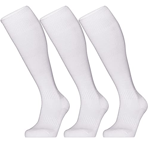 Image of GRAPMKTG 3 Pack Softball Soccer Socks Baseball Football Socks for Youth Men and Women