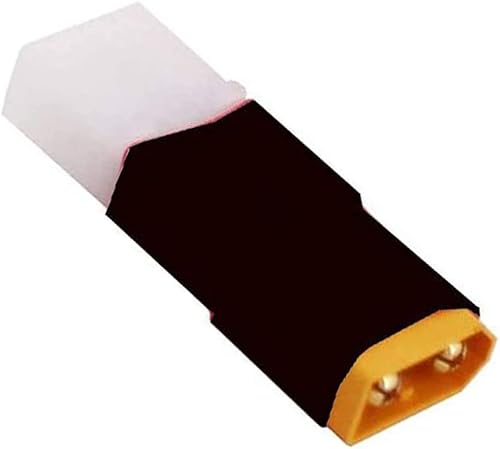 Miniatura 3 de 2 pares XT60 conector a Big Tamiya estilo enchufe macho hembra adaptador con 14AWG 5CM alambre de silicona para RC FPV Drone Car Truck cargador de