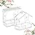chunhai 2PCS Window Bird Feeder with 4 Extra Strong Suction Cups, Clear Birdfeeders Bird House for Outdoors Window Viewing Outside, Removable Tray Birdhouse