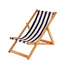 Oypla Traditional Folding Hardwood Garden Beach Deck Chairs Deckchairs