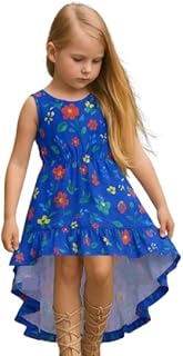 Cotton Dress 6 Years Soft and Comfortable Simple and Elegant Design Perfect for Summer Outwear
