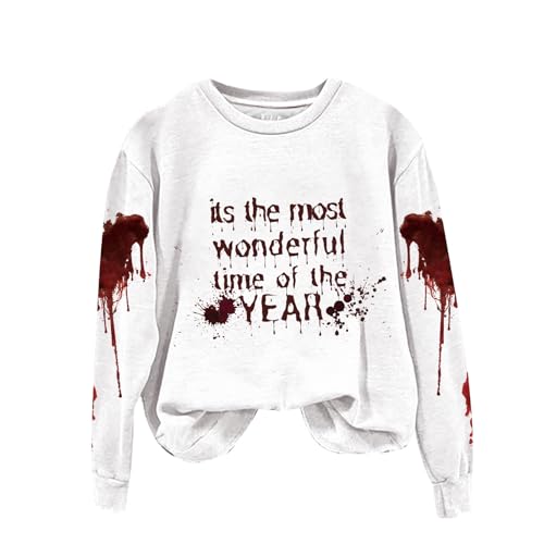 Sweat Halloween femme manches longues pour rester au chaud avec style en XL