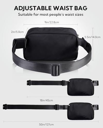 image for WATERFLY Crossbody Belt Fanny Pack: Sports Walking Waist Bag Runner Be