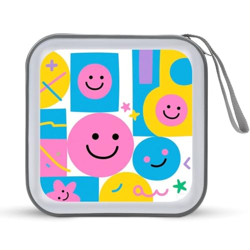 Sacoche CD antichoc pour 40 DVD portable motif perroquet mignon