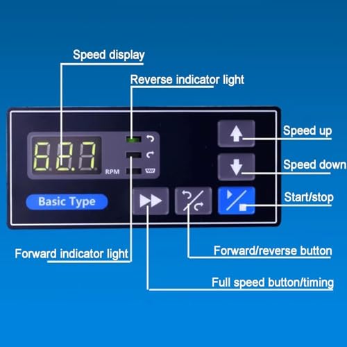 Bomba peristáltica para uso en laboratorio, alta precisión, velocidad ajustable de 0,1 a 100 rpm, tasa de flujo de 0,012 a 207 ml/min, temporizador de hasta 99 horas para un llenado preciso