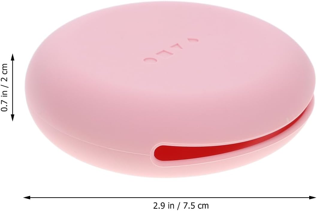 Healeved Travel Powder Puff Case Silicone Makeup Sponge Holder Portable Makeup Puff Storage Holder Compact Powder for Travel 2.95 X 2.95 X 0.78 in image 3