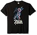 Nintendo Herren Zelda Breath of The Wild Mipha Paint T-Shirt, Schwarz, Klein