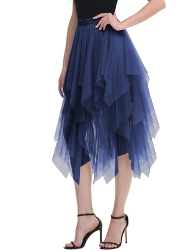 Jupe en tulle asymétrique idéale pour vos soirées et mariages