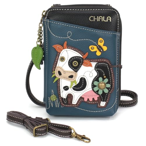 Image of CHALA Wallet Crossbody Cell Phone Purse - Women Faux Leather Multicolor Handbag with Adjustable Strap