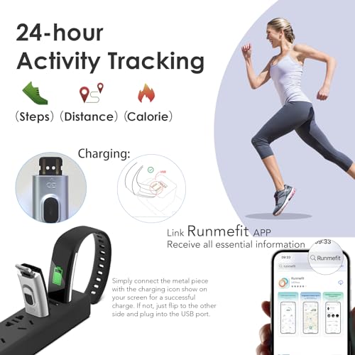 Fitness tracker message notification feature