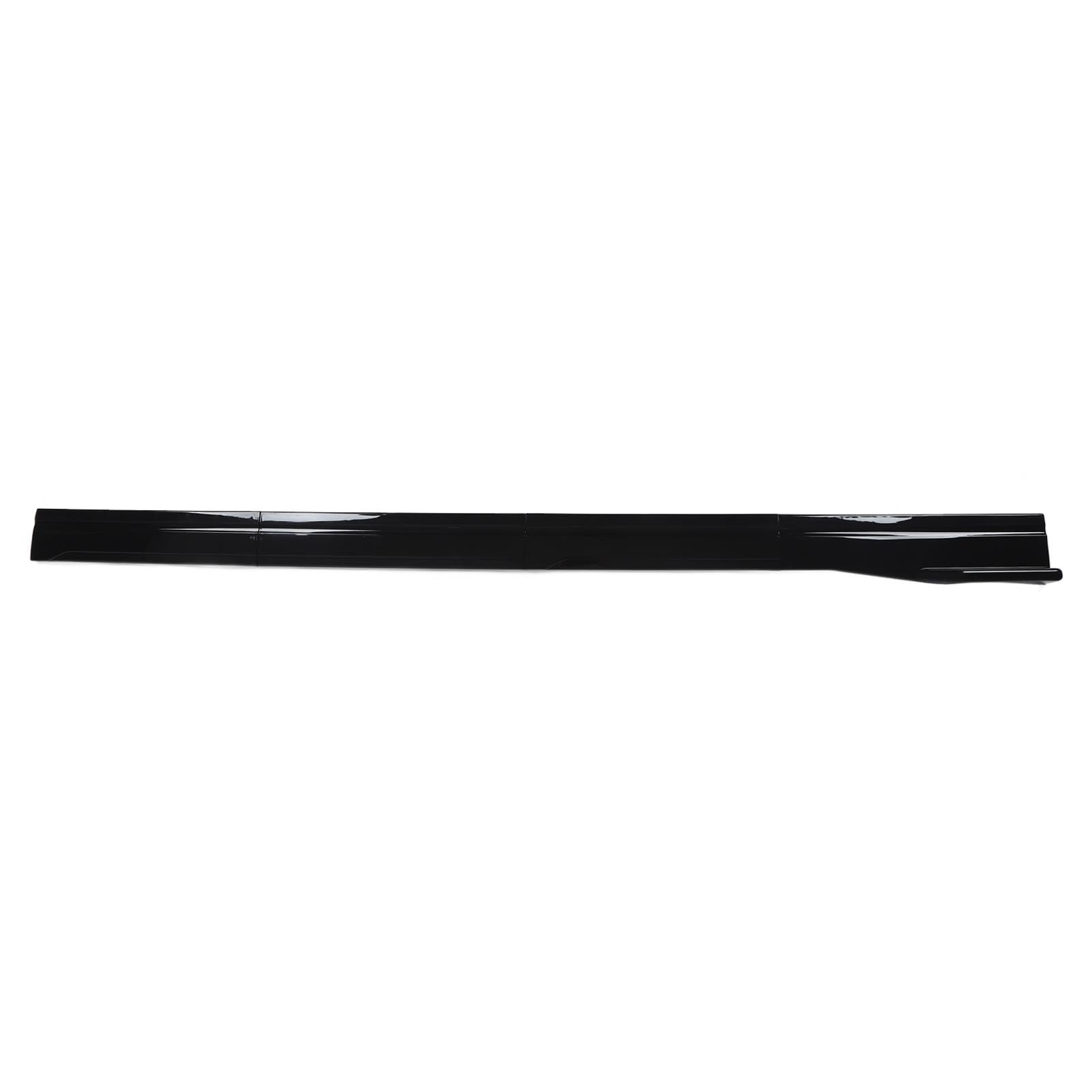 Generic Extensión de Faldón Lateral Trasero Negro Brillante para Mejorar la Estabilidad del Vehículo 78,7 Pulgadas para Automóviles Universales