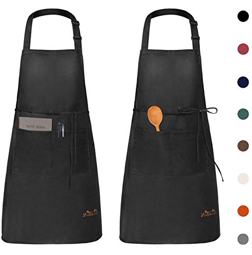 Viedouce Womens Mens Aprons with Pockets Durable Restaurant Aprons for Chefs Pocket Apron