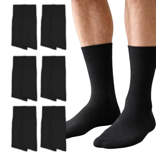 Kit 06 Pares Meia Social Trifil Lisa 100% Poliamida Masculino Adulto | 6 Pretas | 39-43