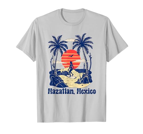 Mazatlán México Recuerdo Vacaciones Viajes Hombres Mujeres Recordatorio Camiseta