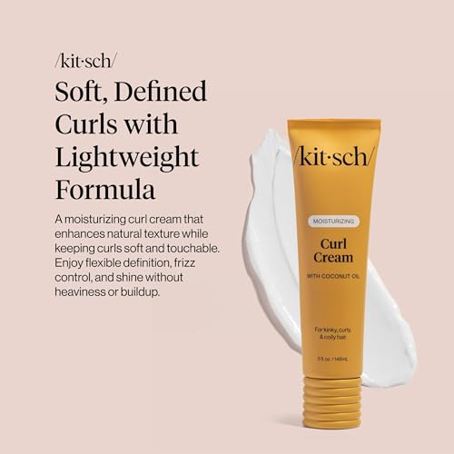 Image of Kitsch Moisturizing Curl Cream for Curly, Wavy Hair - 5oz
