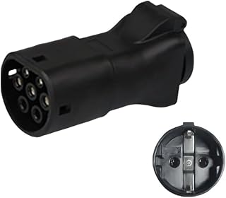 Vehicle to Load Adapter for Hyundai/KIA/BYD/MG, Car Discharge V2L Plug, Power Electric Devices with EV for Camping, Hiking (BYD Type2 to EU Schuko)