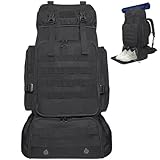 Wesoke Mochila de senderismo de 80 L, maleta de viaje para ciclismo al