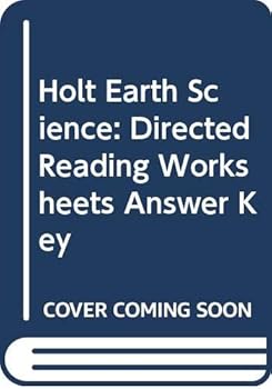Paperback Holt Earth Science: Directed Reading Worksheets Answer Key Book