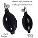 Blood Pressure Bulb Pump Replacement with Tubing Rubber Adjustable Pump Bulb Rubber Blood Tester for Sphygmomanometer