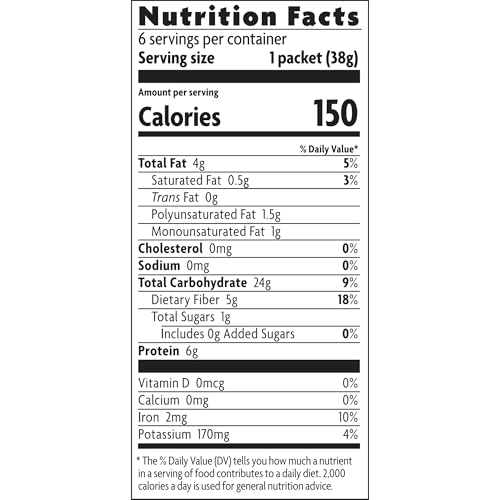 Nature'S Path 15405U Qi'A Superfood Organic Gluten Free Cinnamon Pumpkin Seed Oatmeal, Non-Gmo, 35G Whole Grains, 6G Plant Based Protein, With Omega-3 Rich Chia Seeds, By Nature'S Path thumb #5
