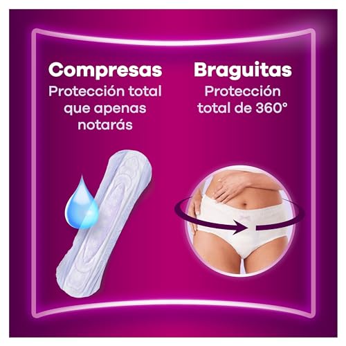 Miniatura 7 de Ausonia Discreet Compresas Maxi Noche, Pack De 48, Para Pérdidas De Orina Para Mujer, Extra Segura Y Discreta