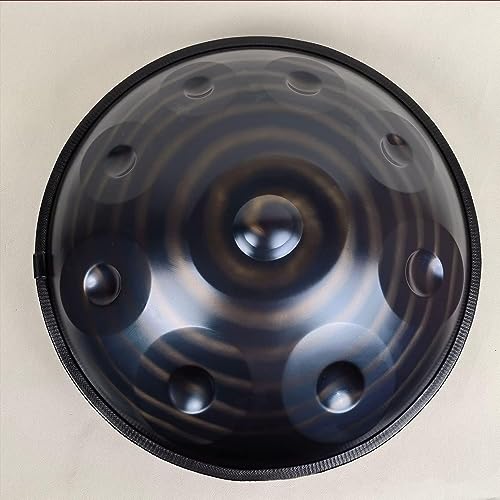 Handpan Drum de Acero 9 Notas en Re menor 432 Hz con Soporte