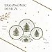 Spode Christmas Tree 5-Piece Place Setting - Festive Earthenware Tableware with Plates, Teacups, Saucers - Microwave, Dishwasher Safe - Christmas Dinnerware & Holiday Tableware