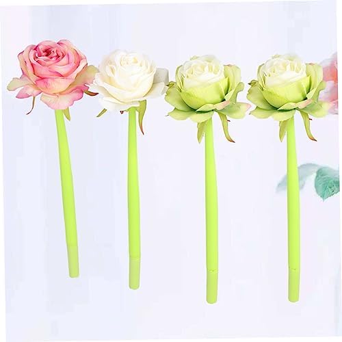 NUOBESTY 8 adet pembe jel kalem, yaratıcı yazı gereçleri, okul, ofis ve ev için, mavi mürekkep, rastgele tarz, öğrenciler ve kızlar için sevimli yazı gereçleri - Görsel 7