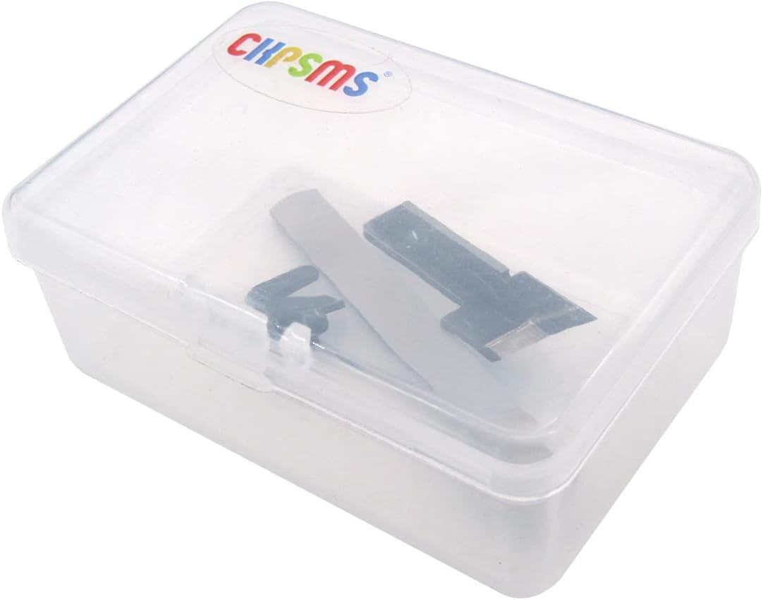 CKPSMS brand -UPPER & LOWER & THREAD CHAIN CUTTER OVERLOCK KNIVES#B4111-804-00A+B4118-804-000+B1528-804-000A - Compatible with/Replacement for JUKI brand MO-816 CLASS
