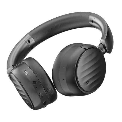 MMWOWARTS Bluetooth Headphones with Active Noise Cancelling (ANC) Wireless Over Ear Bluetooth Headsets for Sports, Travel