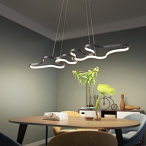 Suspension de table à manger LED moderne luminaire salon cuisine réglable