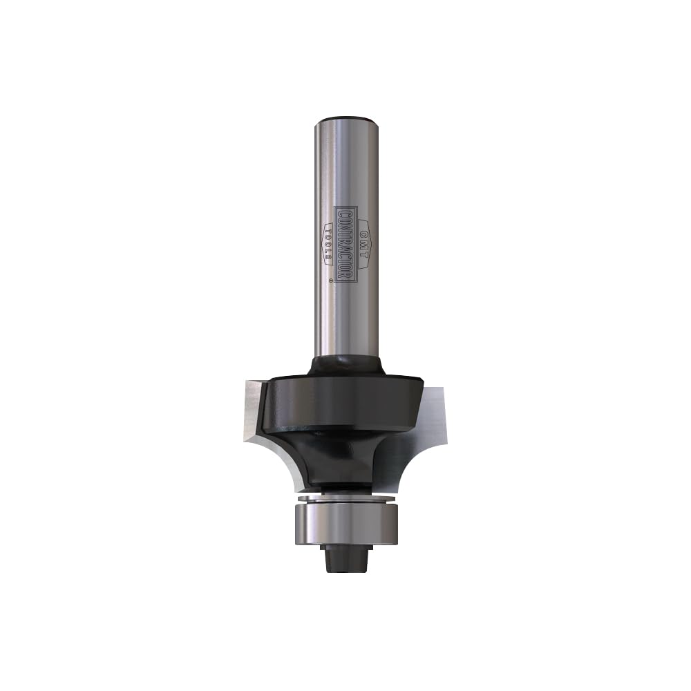 CMT Orange Tools K938-254 Fraise pour quart de rond HW Z2 S=8mm D=25.4mm | Carbure, Z2 S=8mm D=25.4mm I=13.5mm L=55mm R=6.3mm, rotation droite, outil avec roulement