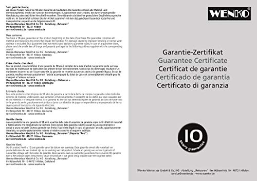 Barre porte serviette WENKO Bosio en acier inoxydable de luxe - 5