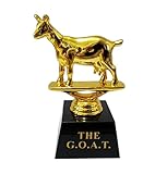 Fancy Pants FunTime Goat Trophy 5' Greatest of All Time Trophy (G.O.A.T) Gold Goat Trophy Reward Gag Gift