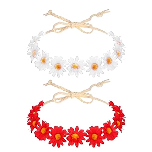 Cerchietto fiore bicolore accessorio per capelli donna e ragazza mi... | su MissHobby
