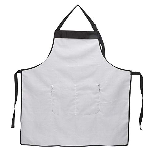 Avental à prova d'água, respirável, reutilizável, cozinha para adultos, trabalho, avental, sem mang