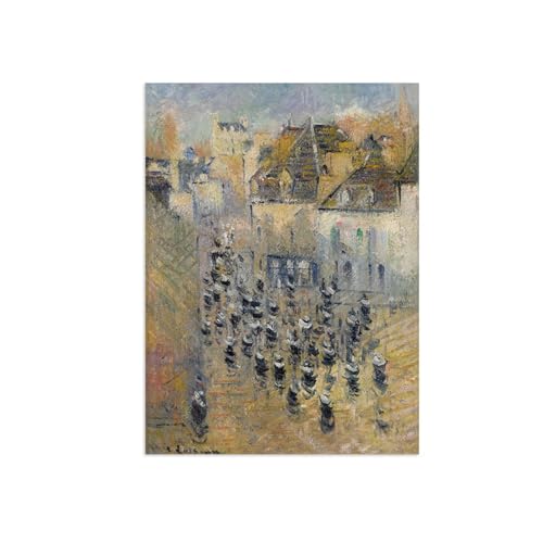 Impression sur Toile Pont Tableau Célèbre 40x55cm Décoration Murale