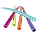 bubba Envy S Vacuum-Insulated Stainless Steel Tumbler with Straw, 24 oz., Clear Lid & Big Straw 5 Pack of Reusable Straws (Assorted Bold Colors)